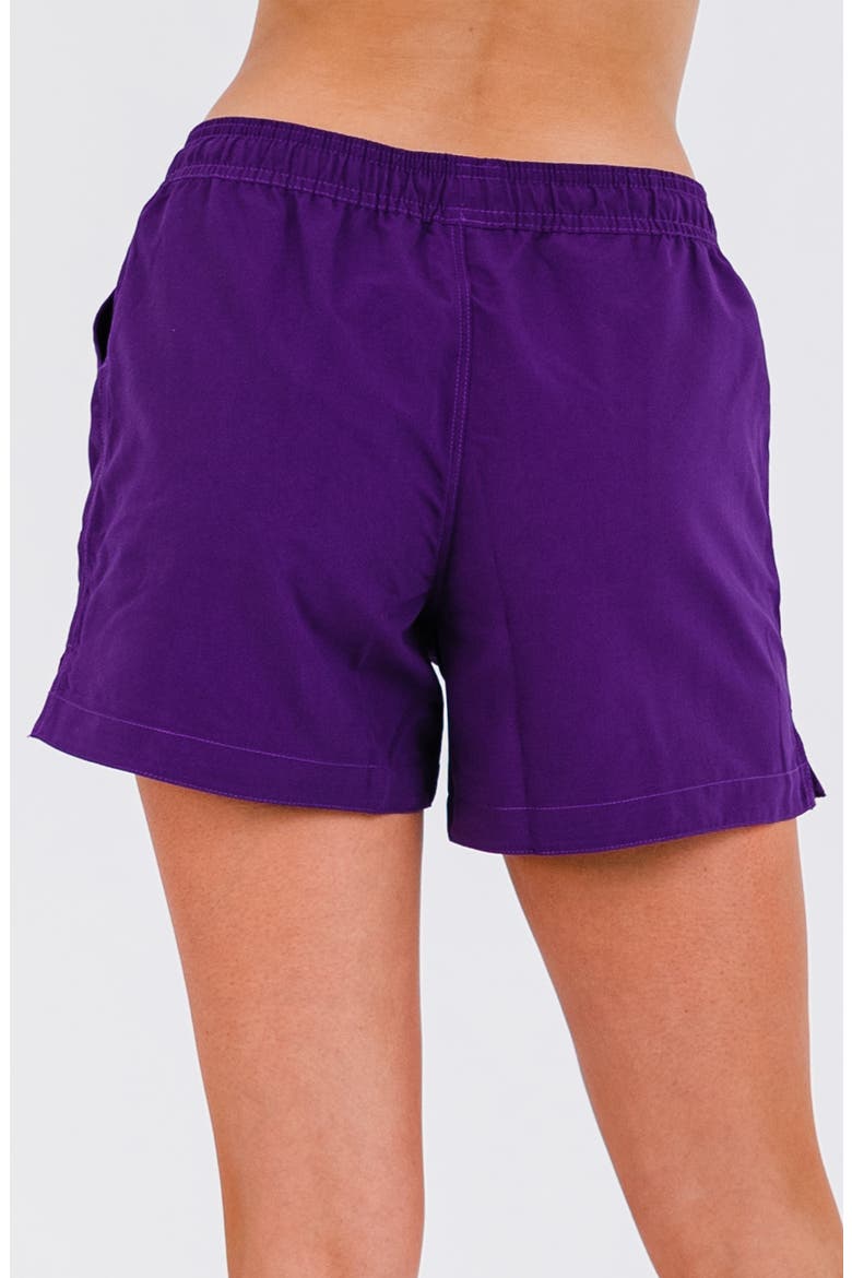 4" Board Shorts, Alternate, color, Eggplant