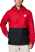Columbia Men's Columbia Red Wisconsin Badgers Field Bound Omni-Tech™ Full-Zip Jacket
