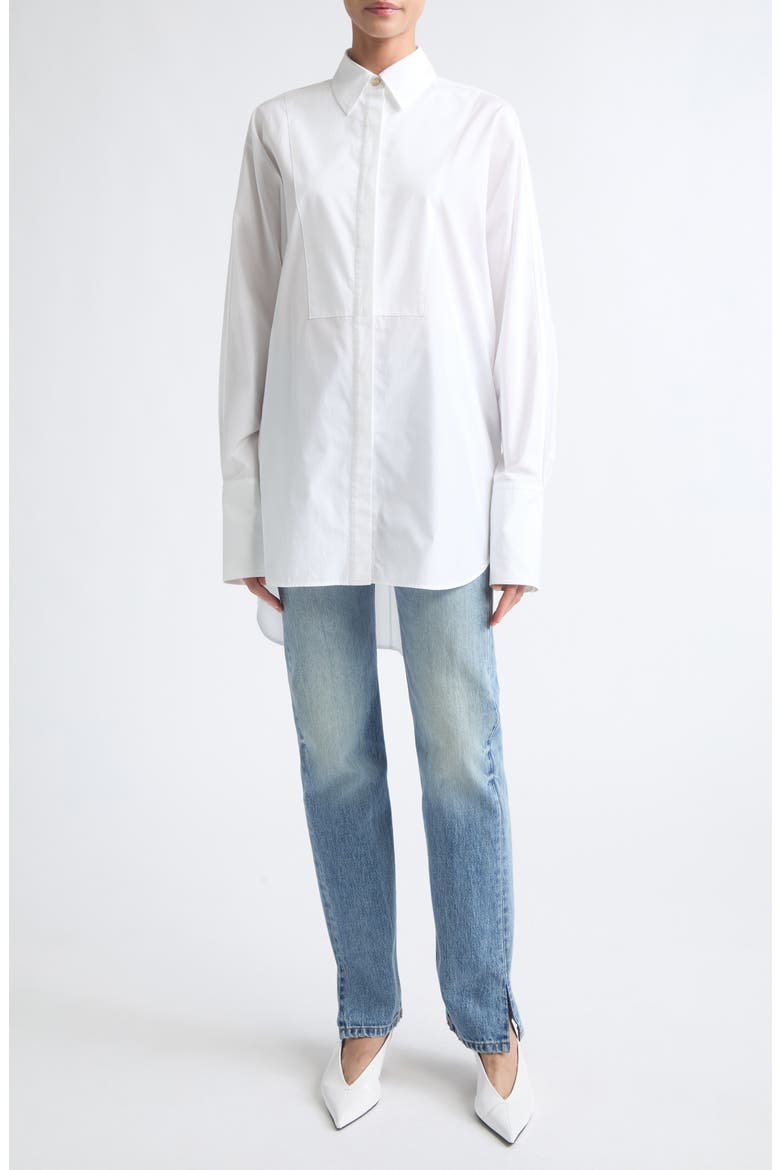 Dover Tuxedo Shirt, Alternate, color, WHITE
