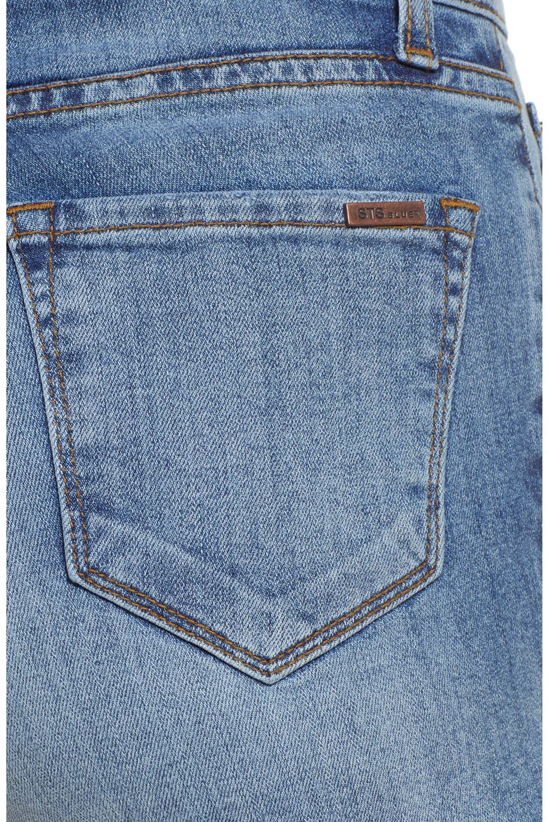 Aubrey High Waist Denim Shorts, Alternate, color, BROOKPARK