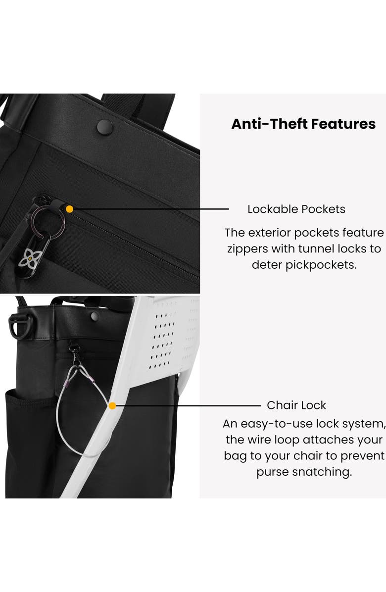 Sherpani Soleil Anti Theft Convertible Backpack, Alternate, color, Carbon