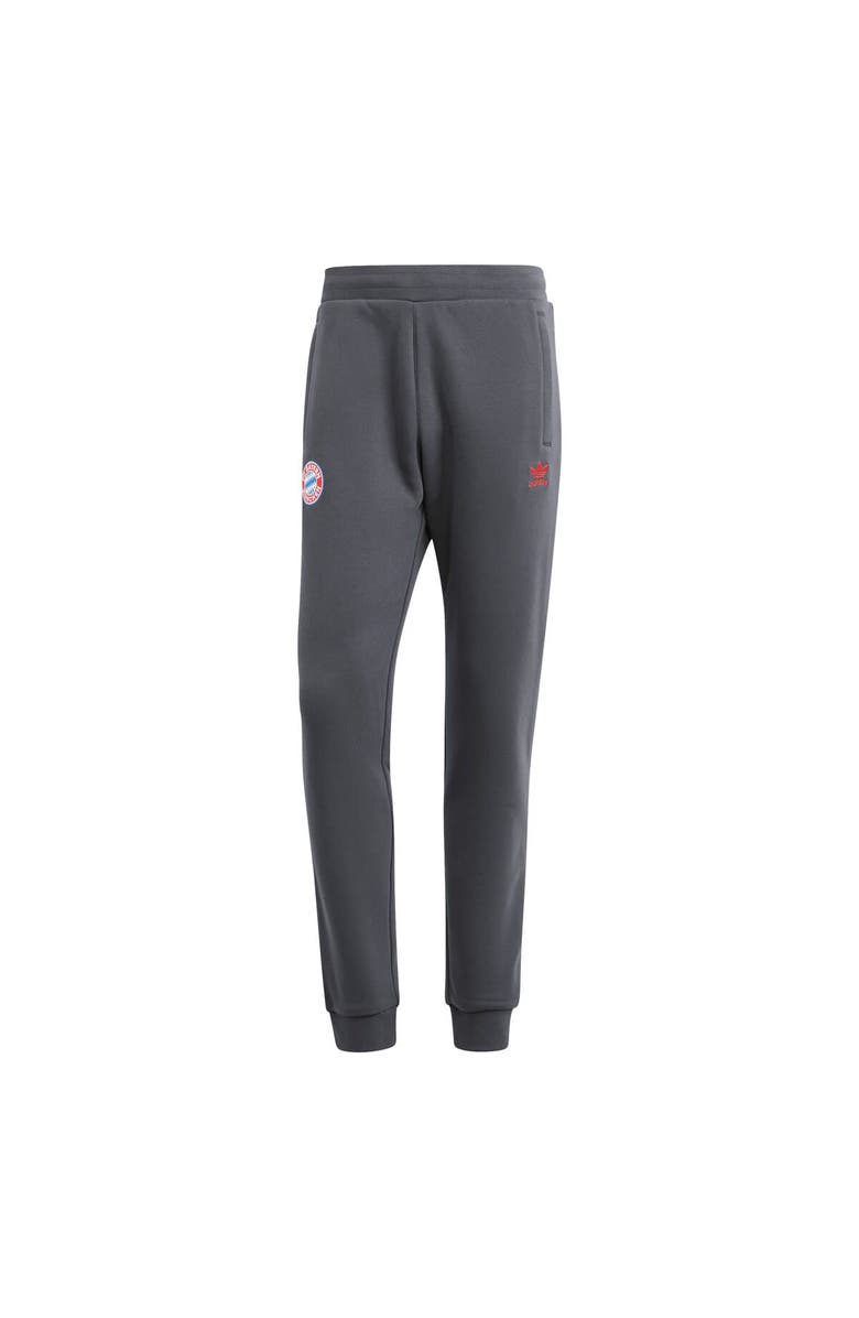 adidas Originals Men's adidas Originals  Charcoal Bayern Munich Essentials Pants, Alternate, color, Charcoal