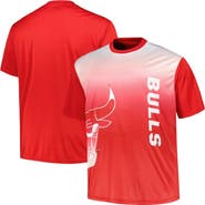 FANATICS Men's Red Chicago Bulls Big & Tall Sublimated T-Shirt