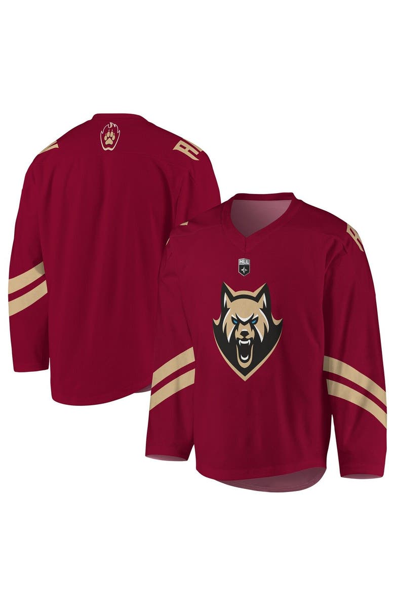 ADPRO Sports Men's Maroon Albany FireWolves Sublimated Replica Jersey, Main, color, 