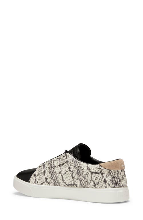 Cole Haan Grandprø Spectator Sneaker In Black/white Snake Print Suede