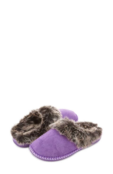 Indoor/Outdoor Faux Fur Lined Slipper (Women)