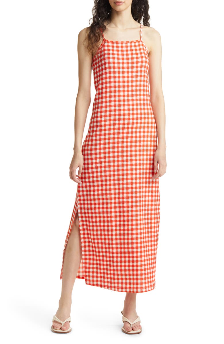 VERO MODA Check Sleeveless Dress, Main, color,