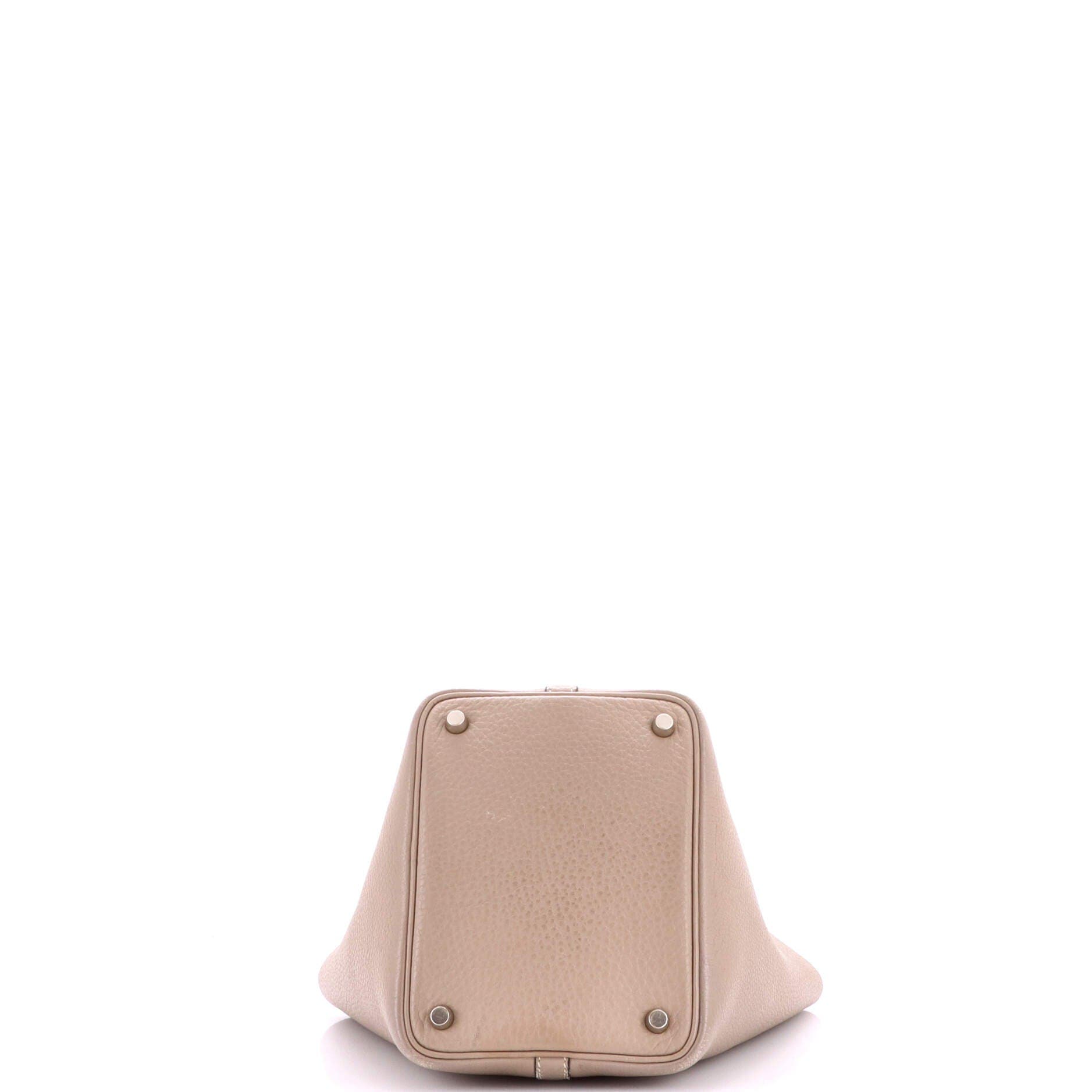 Pre-Owned Hermes Picotin Bag Clemence PM, Alternate, color, Gris Tourterelle