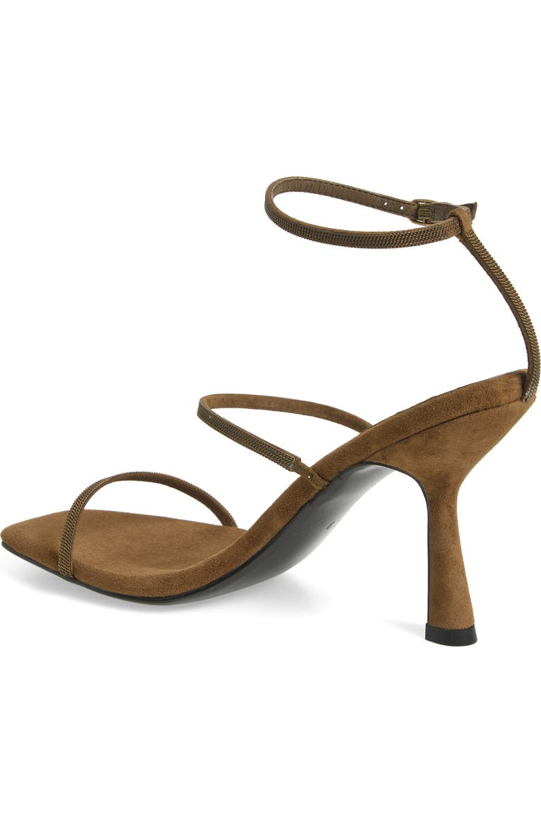 Jeffrey Campbell Monica Ankle Strap Sandal, Alternate, color, Khaki Suede