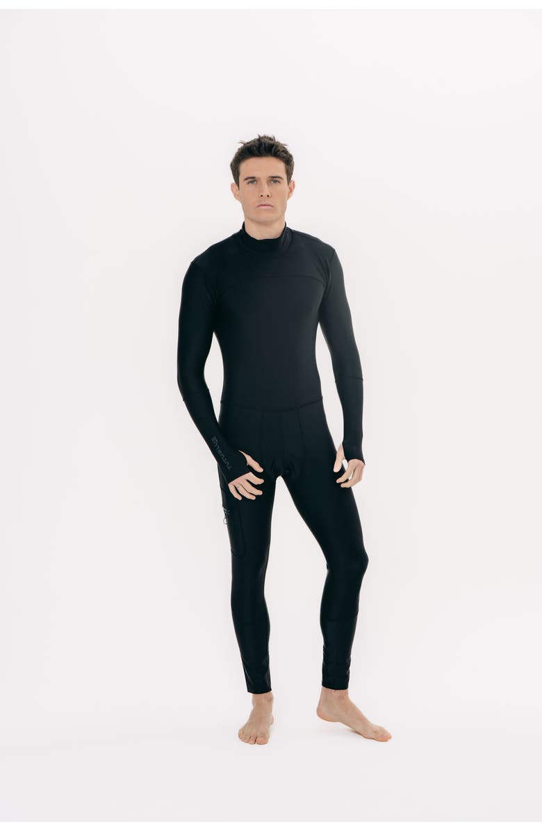 TUTUBLUE Men's Full-Body One-Piece Swimsuit - UPF 50+, Main, color, Ink Black