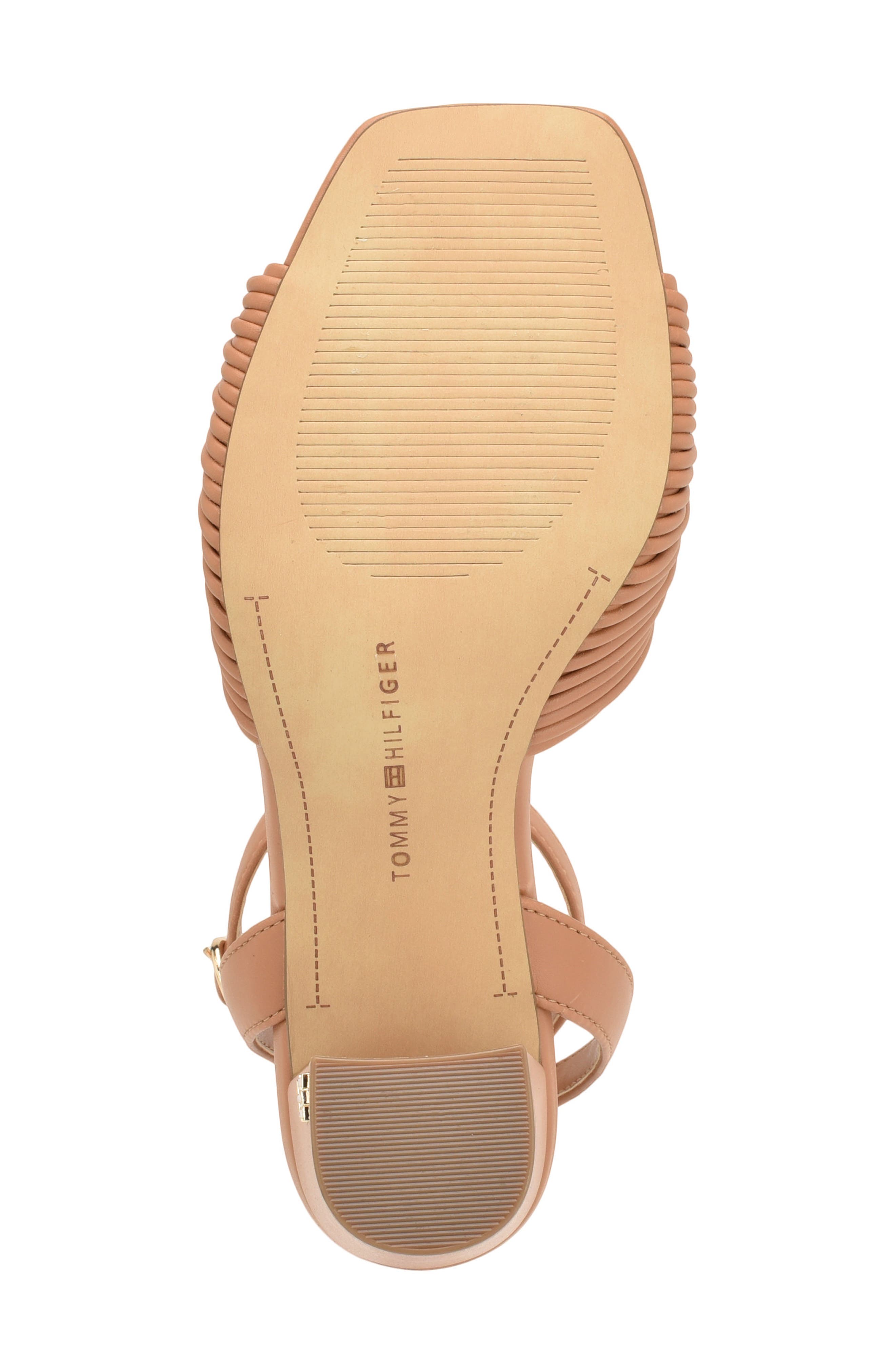 Sarifina Knotted Strap Sandal, Alternate, color, BROWN