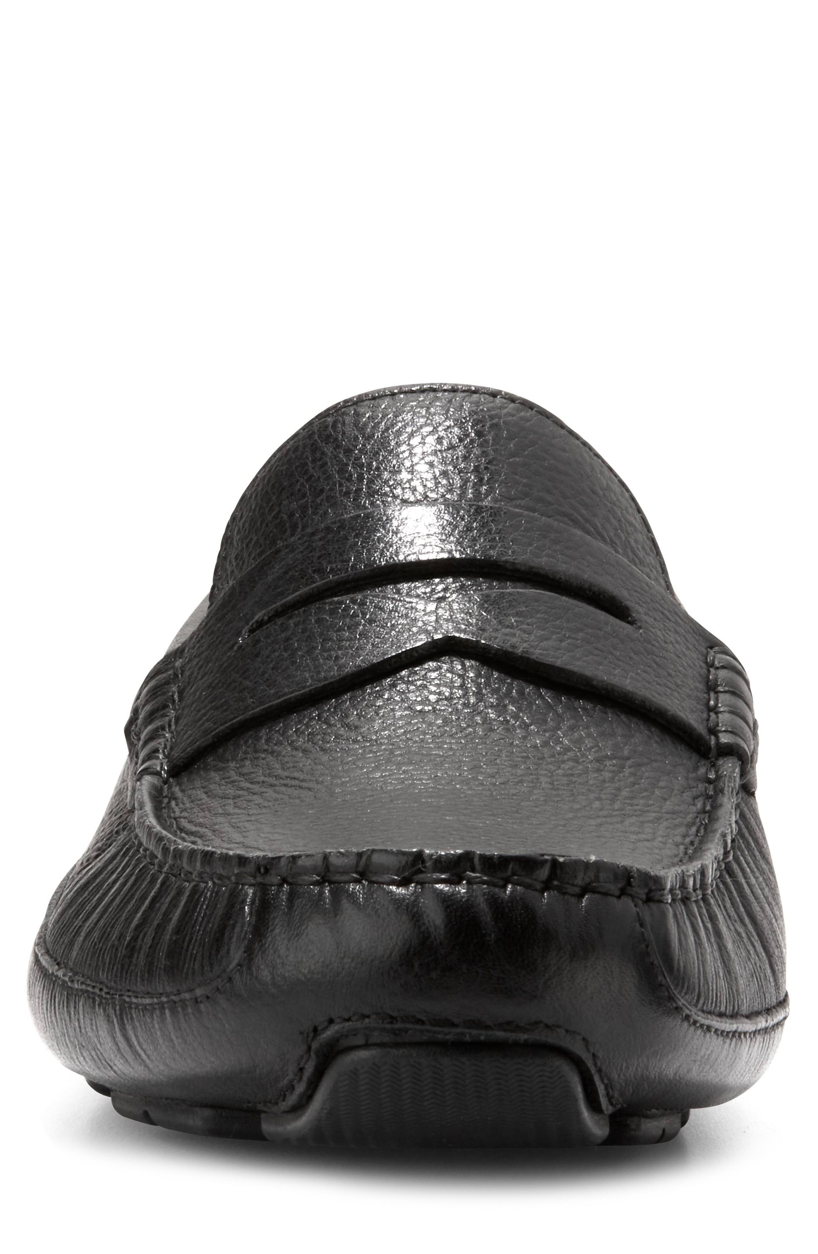 Cole Haan Wyatt Penny Driver, Alternate, color, Black/ Black