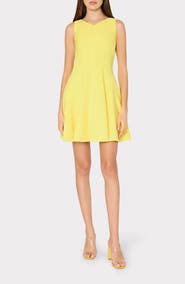 Milly Sleeveless Fit & Flare Minidress