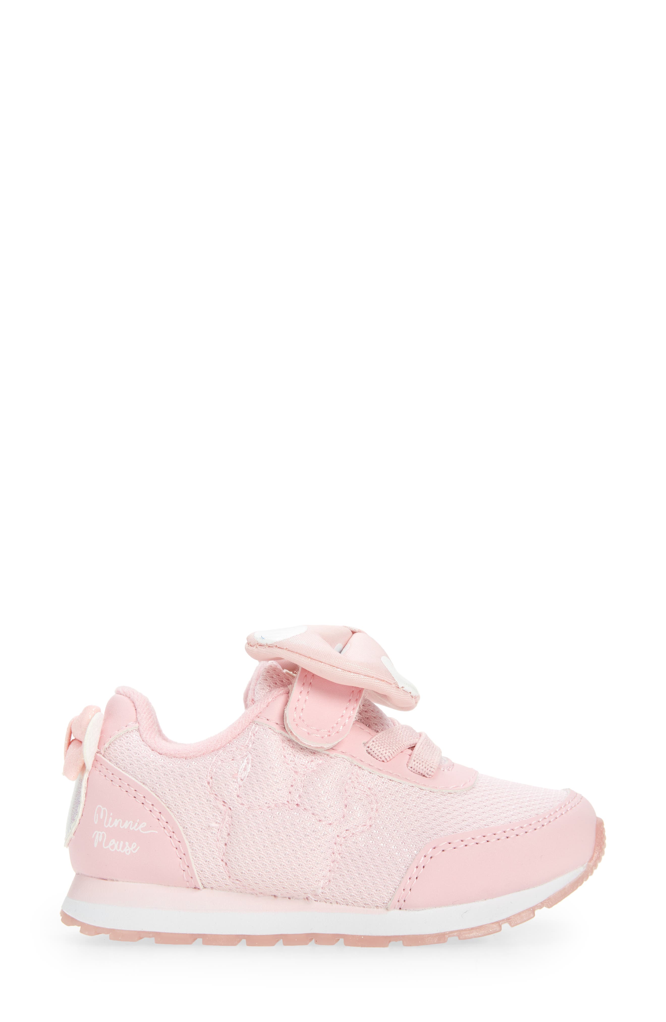 Tucker + Tate x Disney Minnie Mouse Bow Sneaker, Alternate, color, 