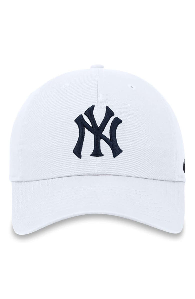 Nike Men's Nike  White New York Yankees Club Adjustable Hat, Alternate, color, 