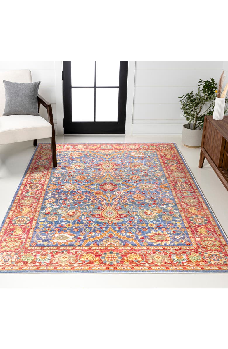 JONATHAN Y Irving Persian Area Rug, Alternate, color, Plum/Terracotta
