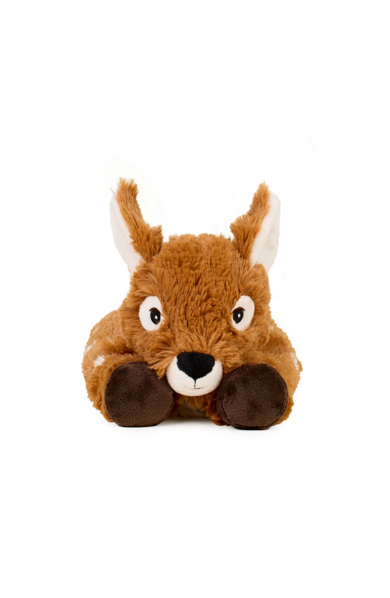 Warmies Laying Down Deer Plush Toy, Alternate, color, Medium Brown
