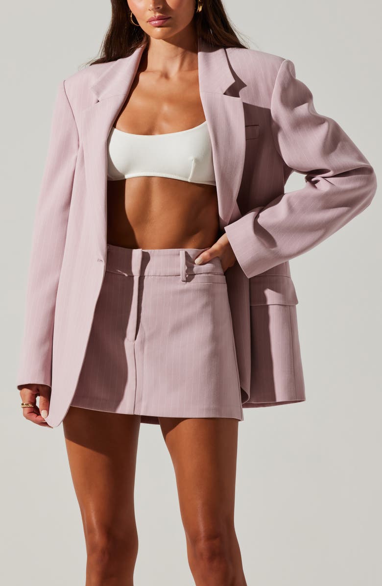 ASTR the Label Kindra Pinstripe Blazer, Alternate, color,