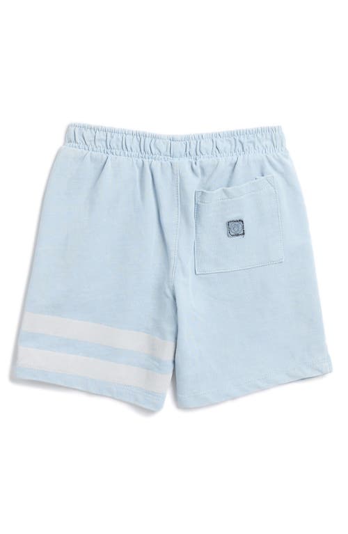 Volcom Kids' French Terry Hoodie & Shorts Set In Ice Blue