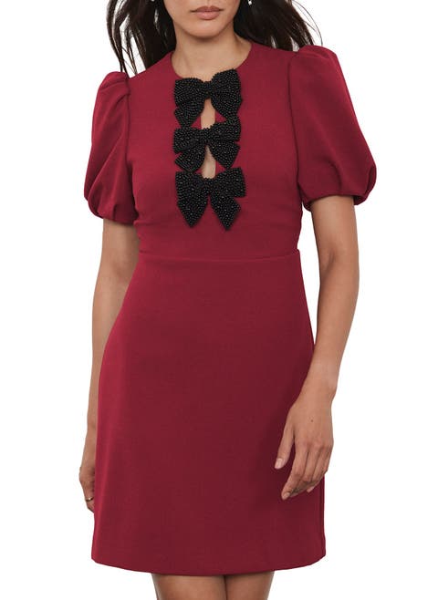 Bow Detail Mini Dress