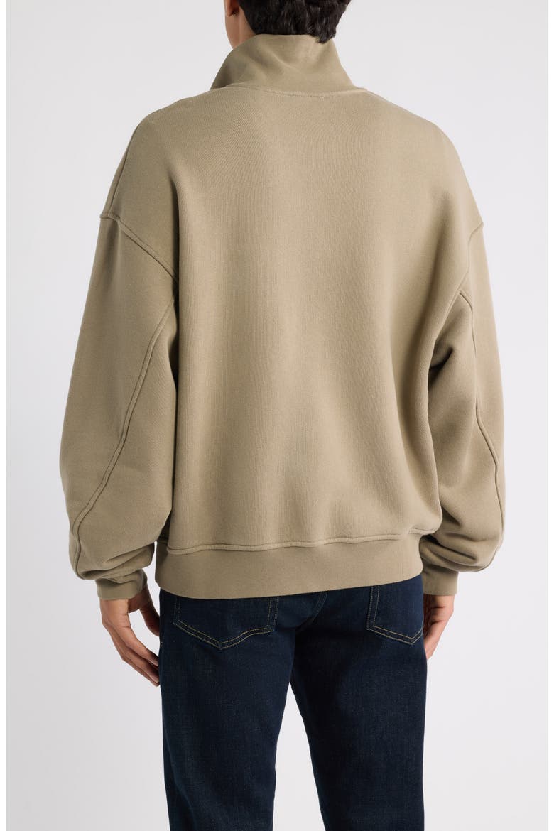 Pavillion Quarter-Zip Pullover, Alternate, color, TRAIL MD TAN BROWN