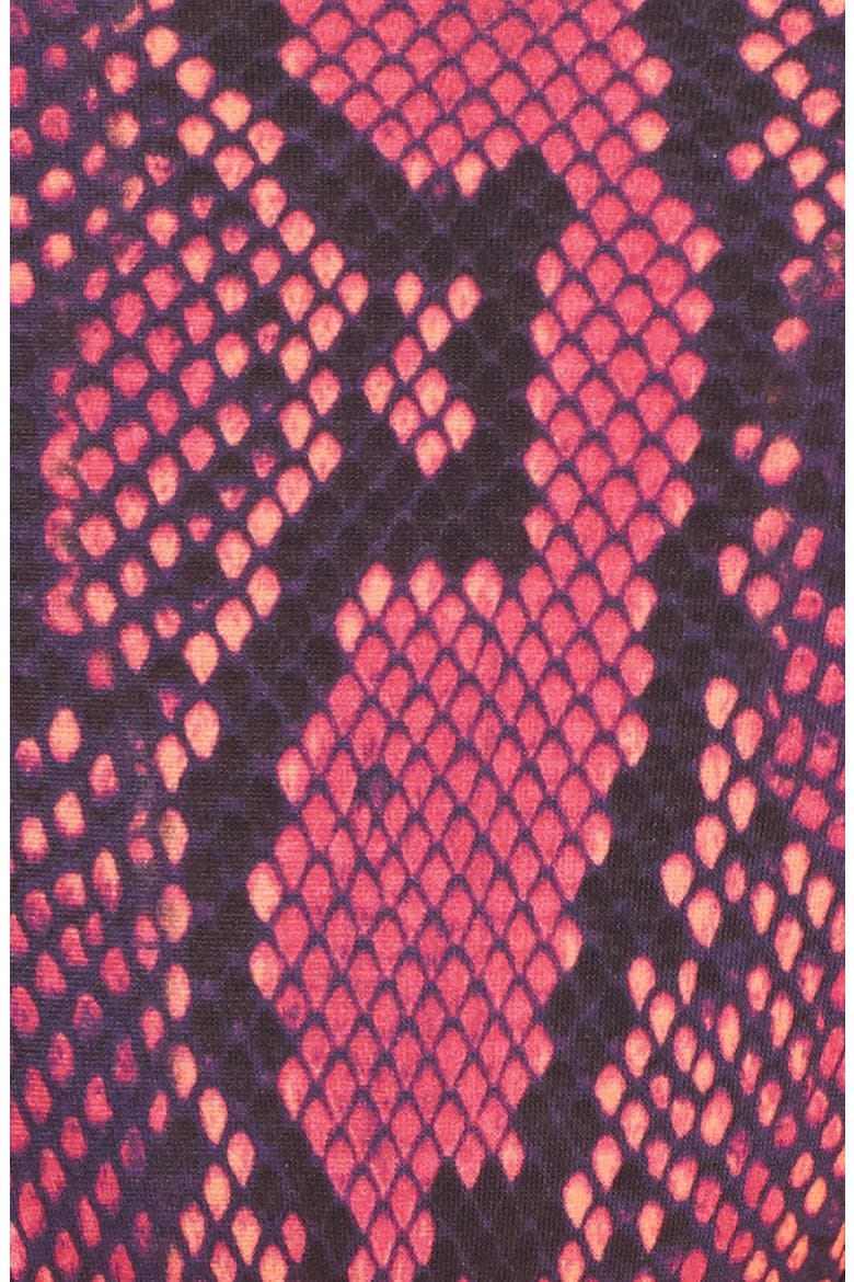 Print Microfiber Thong, Alternate, color, PINK MAMBA