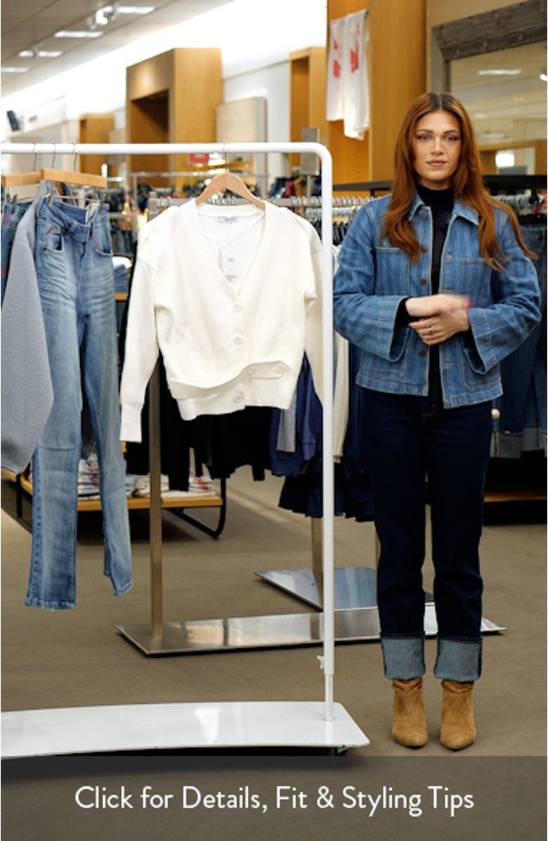 Button Tab Strap Cardigan, sales video thumbnail