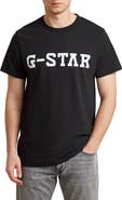 G-STAR Logo Organic Cotton Graphic T-Shirt
