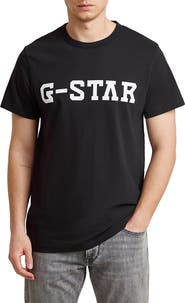 G-STAR Logo Organic Cotton Graphic T-Shirt