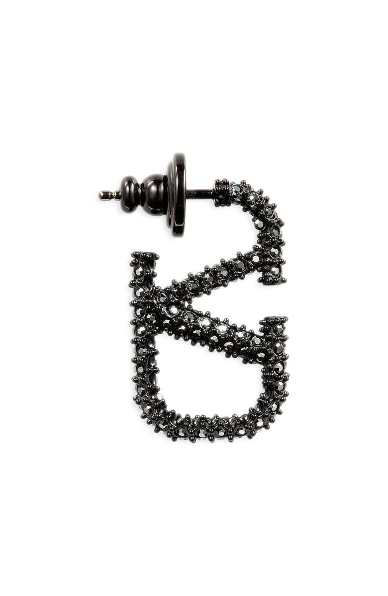 Valentino Garavani VLOGO Signature Crystal Earrings, Alternate, color,