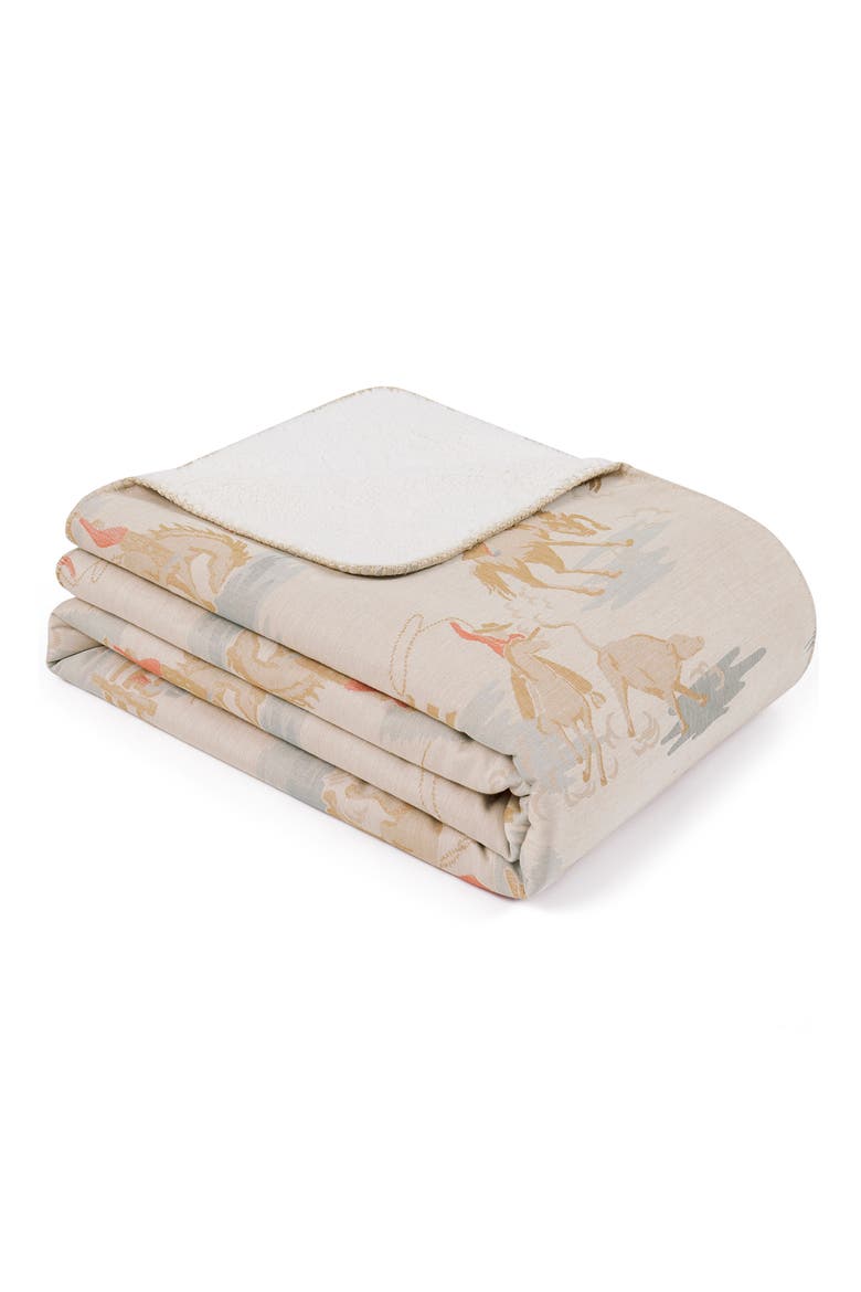 Rodeo Landscape Blanket, Main, color, TAN MULTI
