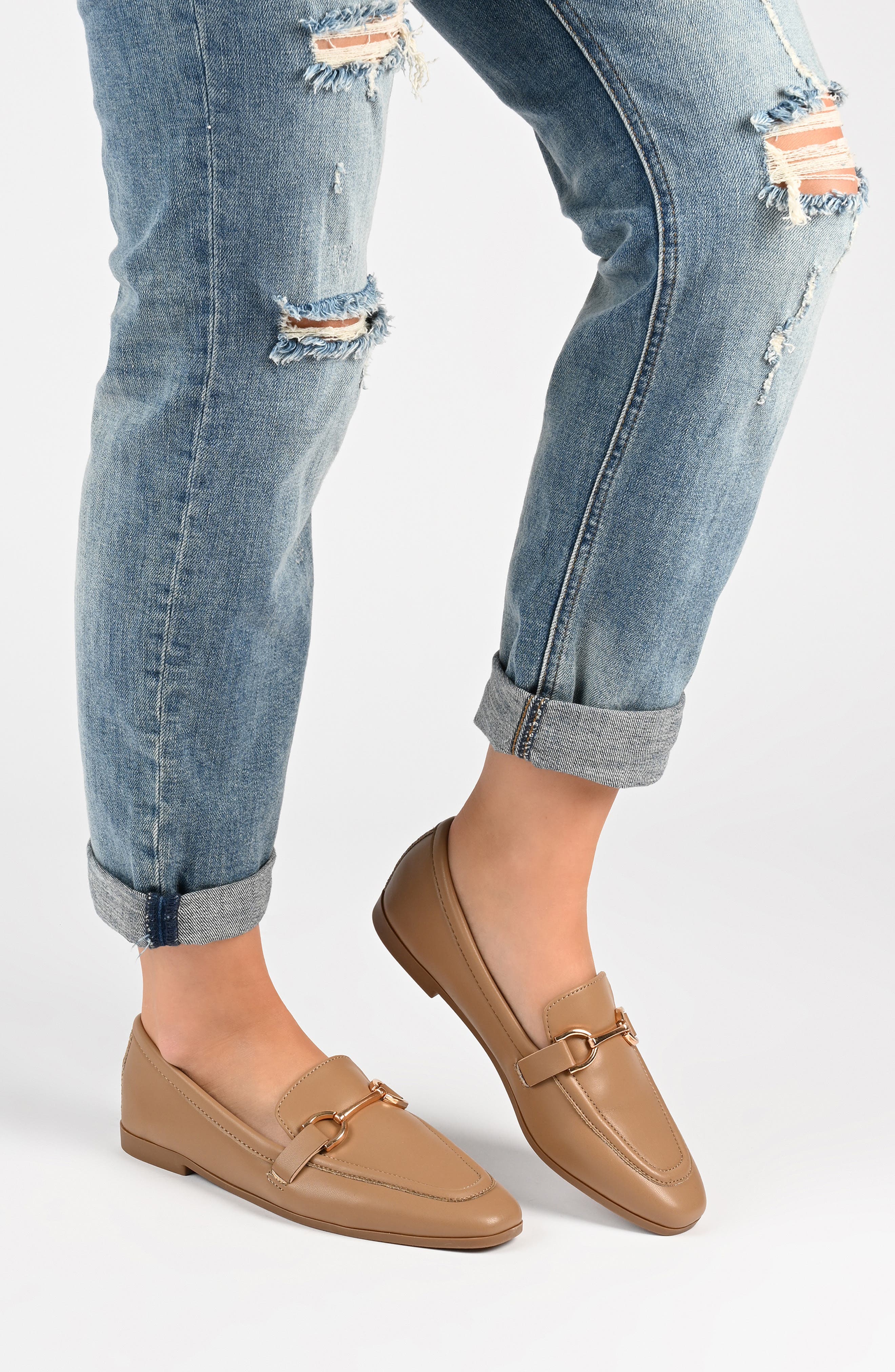 Journee Collection Mizza Bit Loafer, Alternate, color, Black