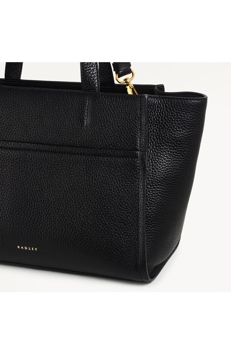 Radley Oak Street Medium Ziptop Satchel Bag, Alternate, color, Black