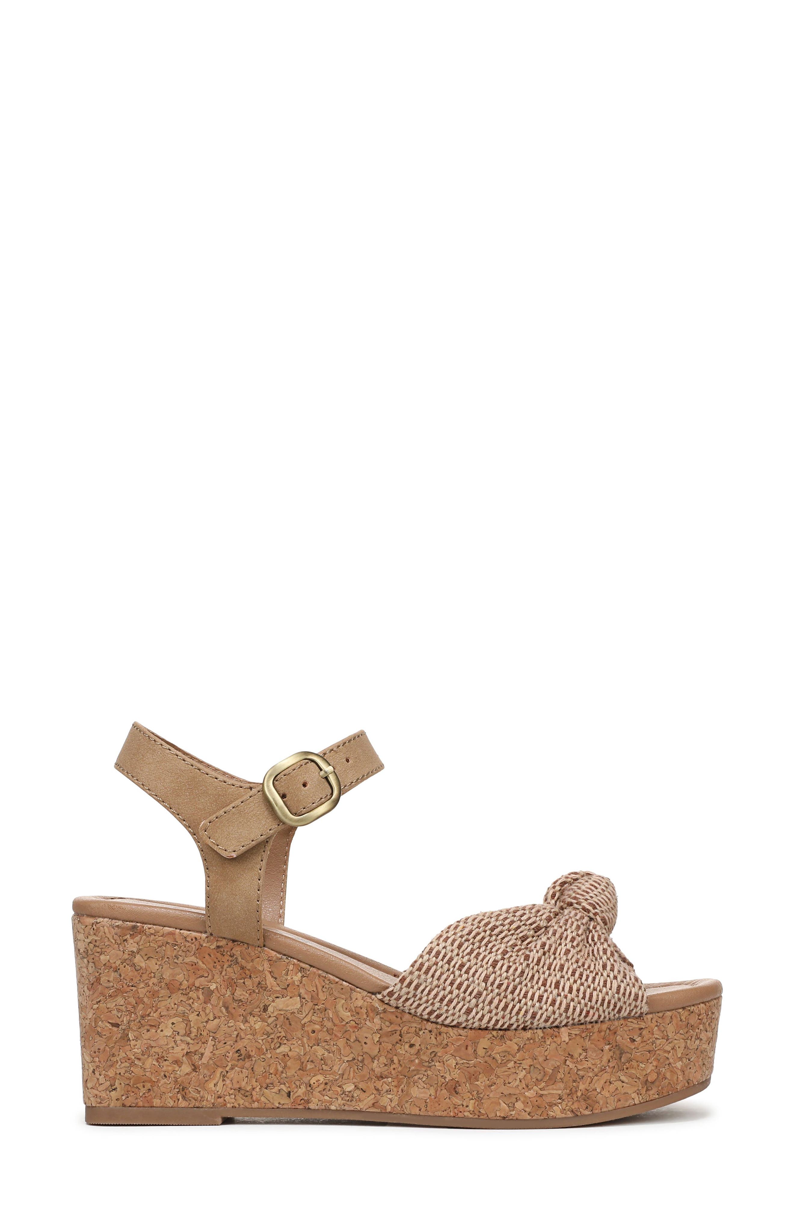Blowfish Malibu Adore Platform Wedge Sandal, Alternate, color, Natural Sand Crochet