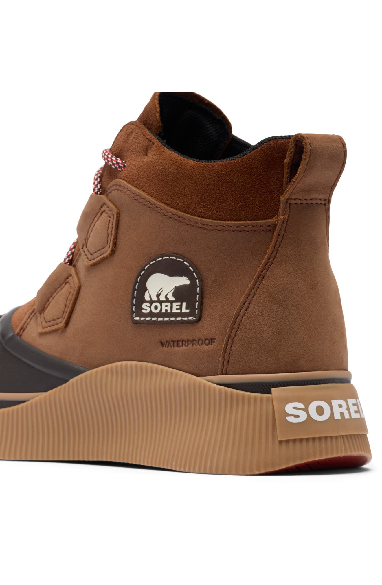 Out N About IV Classic Waterproof Duck Boot, Alternate, color, DARK AUBURN/ BLACKEN