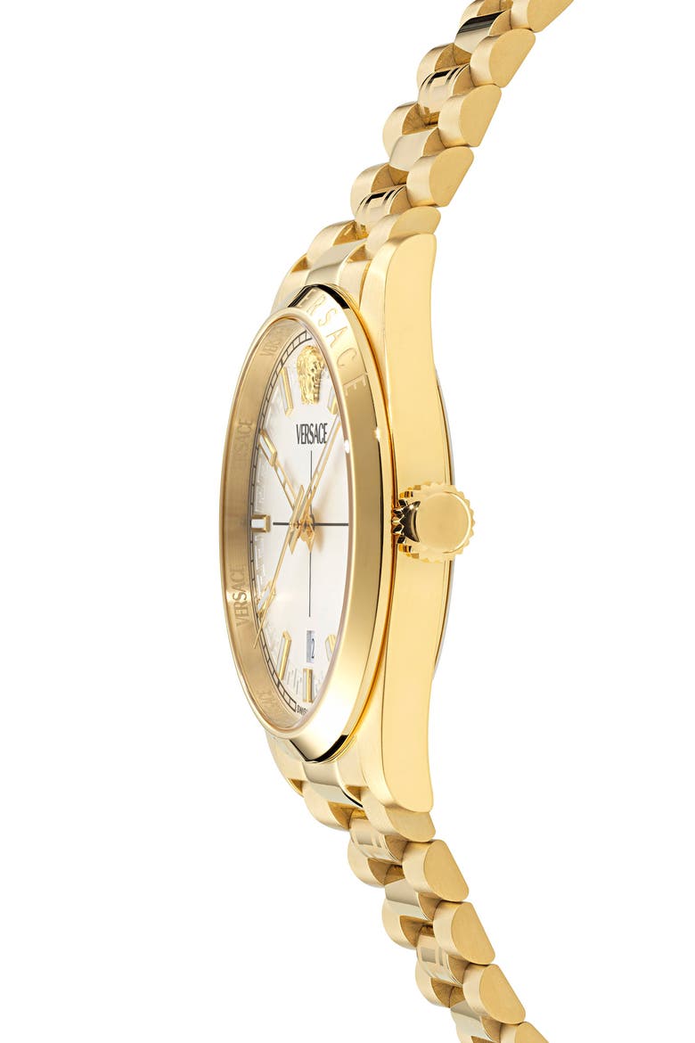 Millenyium Bracelet Watch, 40mm, Alternate, color, IP YELLOW GOLD
