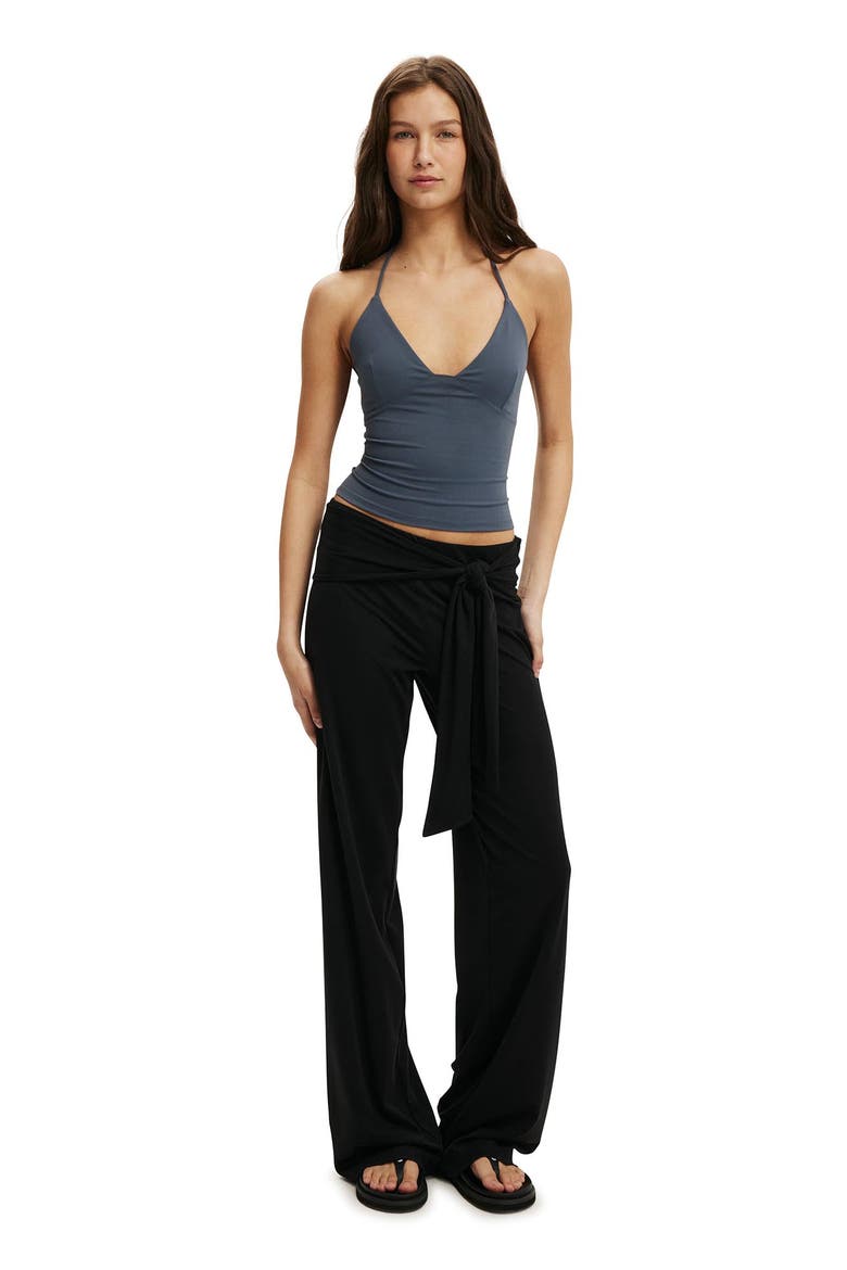 Women's Honey Tie Pant, Alternate, color, Black