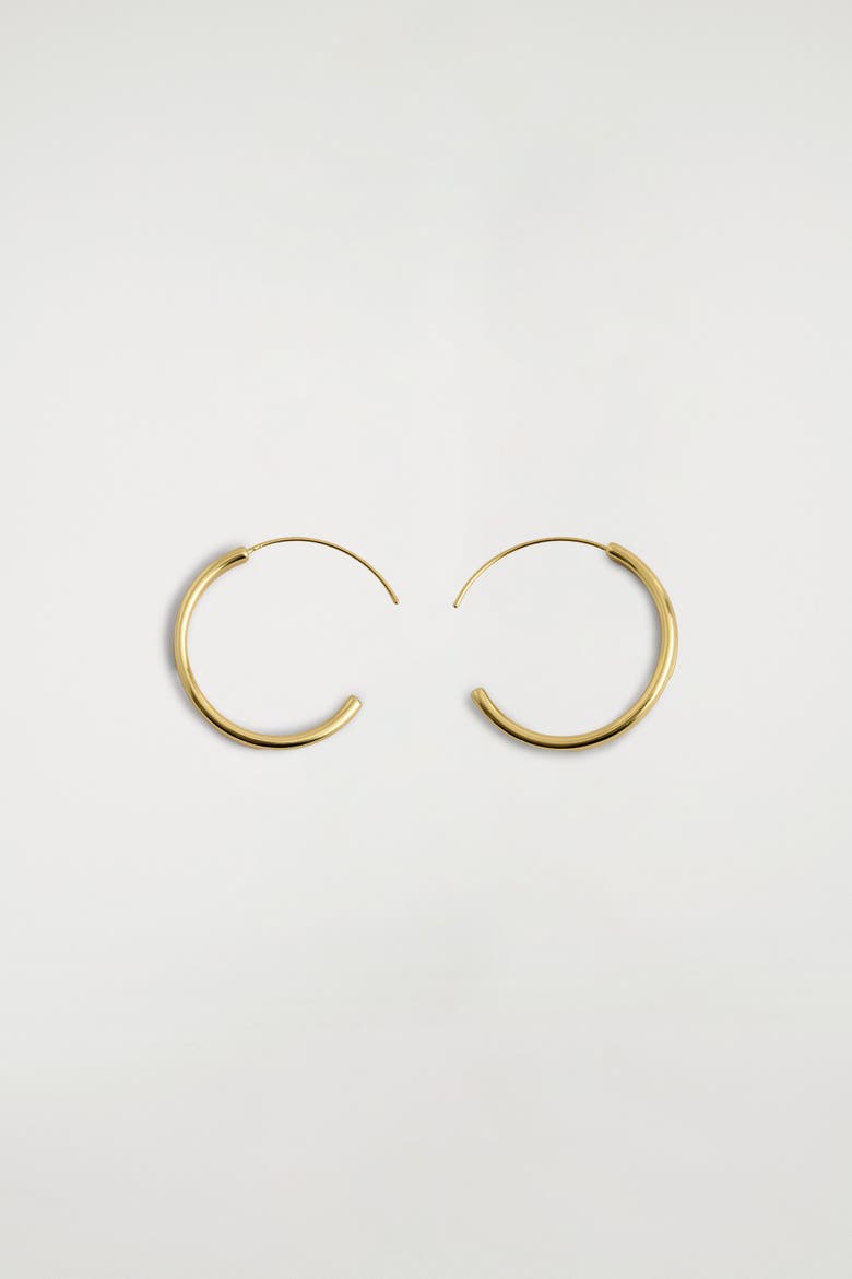 Stacked Hoop Earrings, Main, color, GOLD