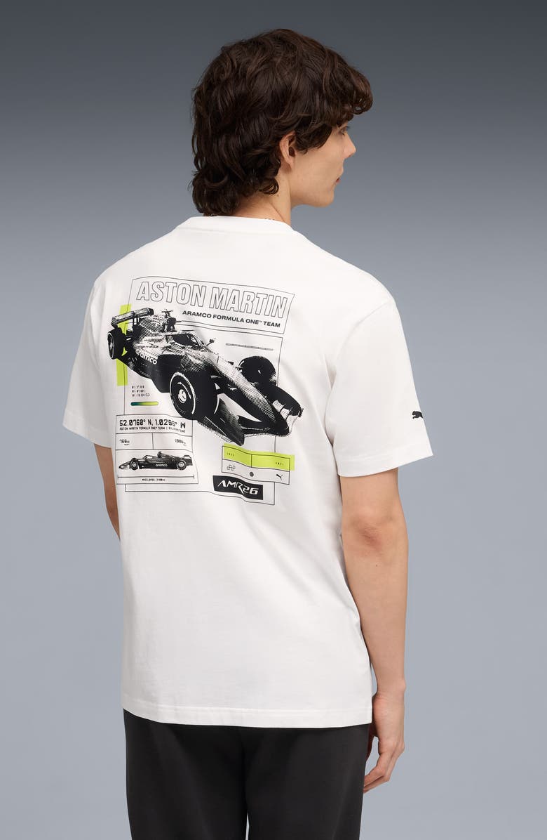PUMA AMF1 Cotton Graphic T-Shirt, Alternate, color, Puma White