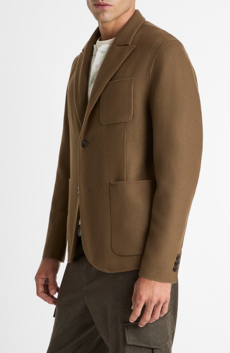 Vince Splittable Wool Blend Sport Coat, Alternate, color, Dark Roast