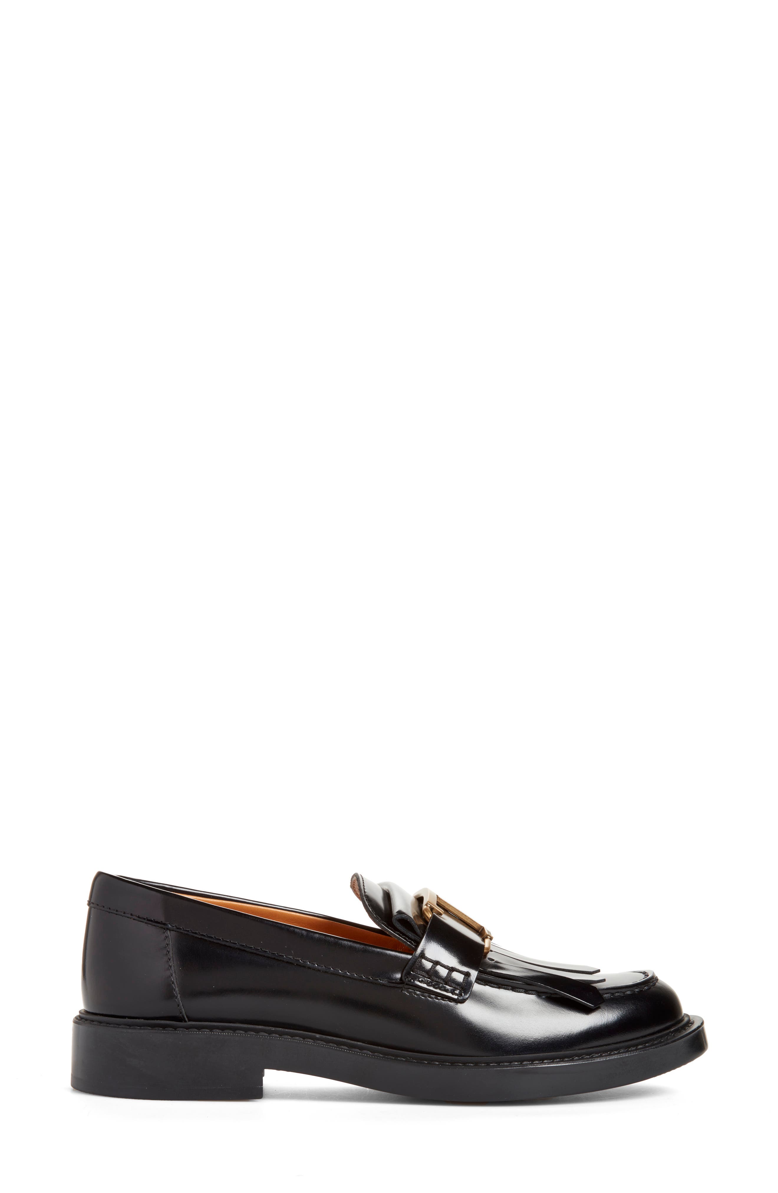 Tod's Buckle Kiltie Loafer, Alternate, color, 