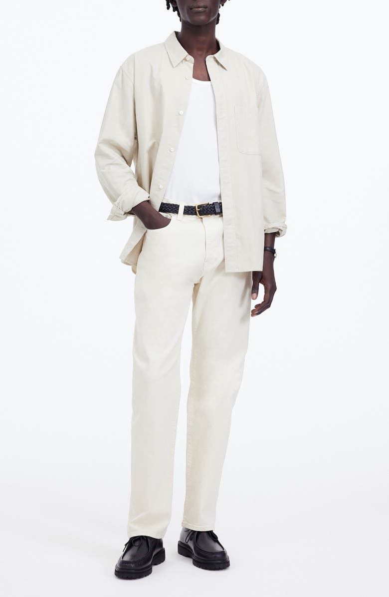 Madewell 1991 Straight Leg Jeans, Alternate, color, Ecru Wash