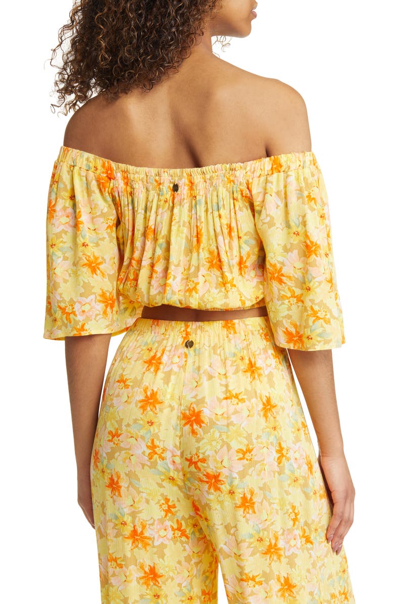 Rip Curl Summer Rain Smocked Top, Alternate, color, 