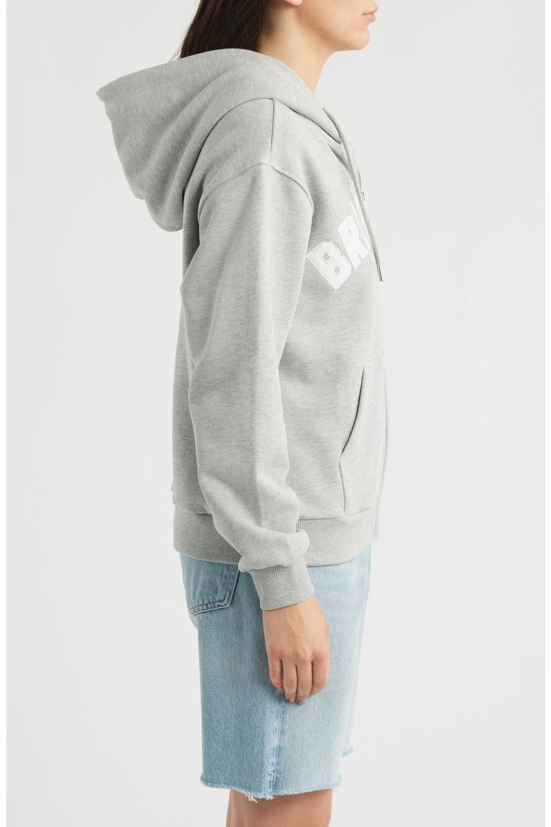 Brooklyn Zip Hoodie, Alternate, color, LIGHT GREY MELANGE