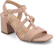 Journee Collection Merisol Block Heel Ankle Strap Sandal