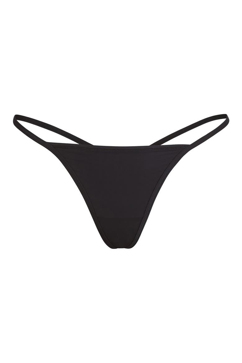 Fits Everybody T-String Thong, Alternate, color, ONYX