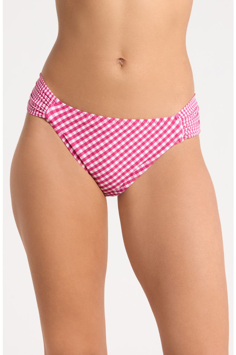 Brigitte Tab Side Hipster Bikini Bottoms, Main, color, DRAGON/ FRUIT/ CREAM