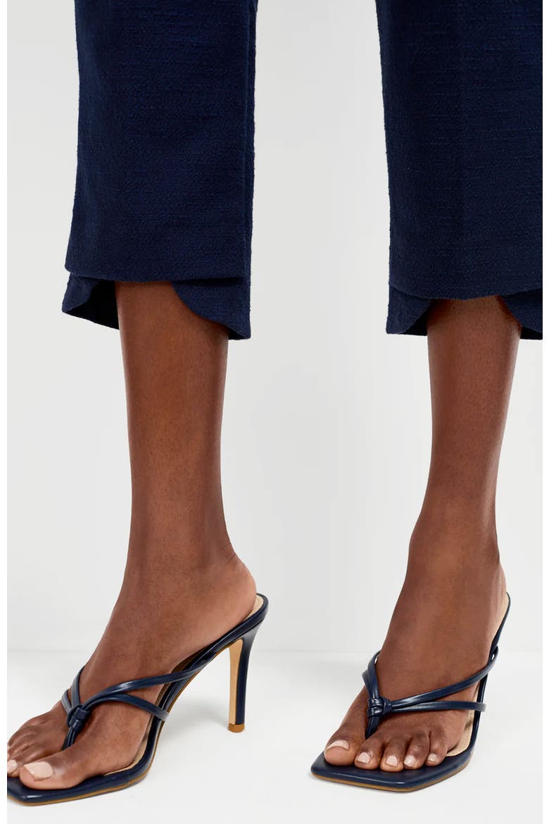 Ore Button-Hem Cropped Pant, Alternate, color, Indigo