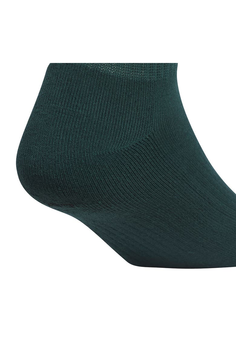 adidas Assorted 3-Pack Trefoil Performance Crew Socks, Alternate, color, Green Ivy/ White/ Night Indigo