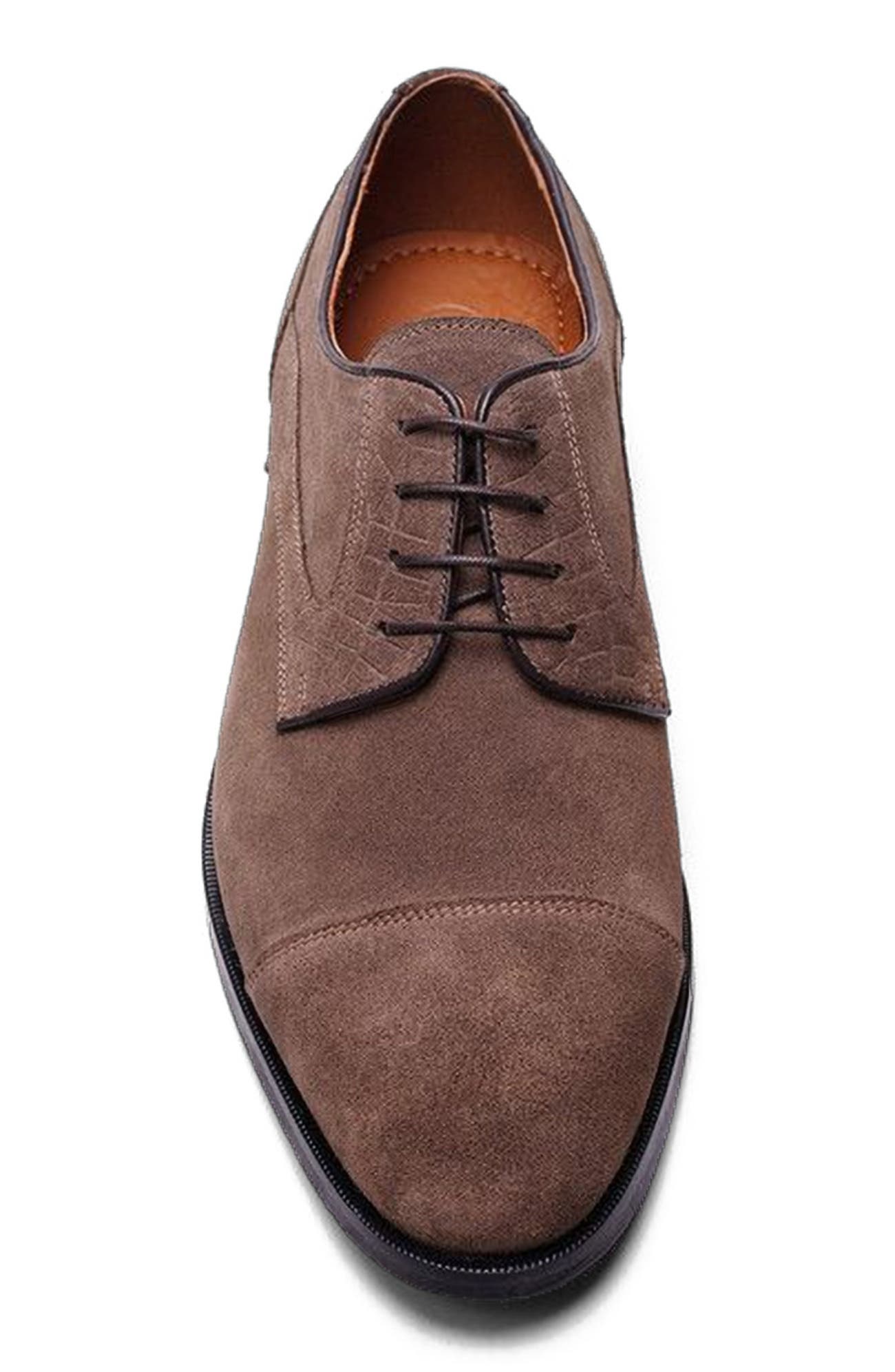 Havens Cap-toe Derby, Alternate, color, Saloon Brown Suede